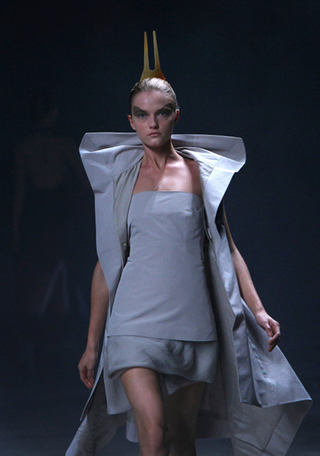 Illustration for article titled Rick Owens Show Is A Space Oddity